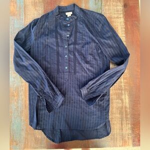 J. Crew tunic navy xxs Euc